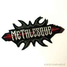 Patch „Metalesque“ 12 x 6,5 cm